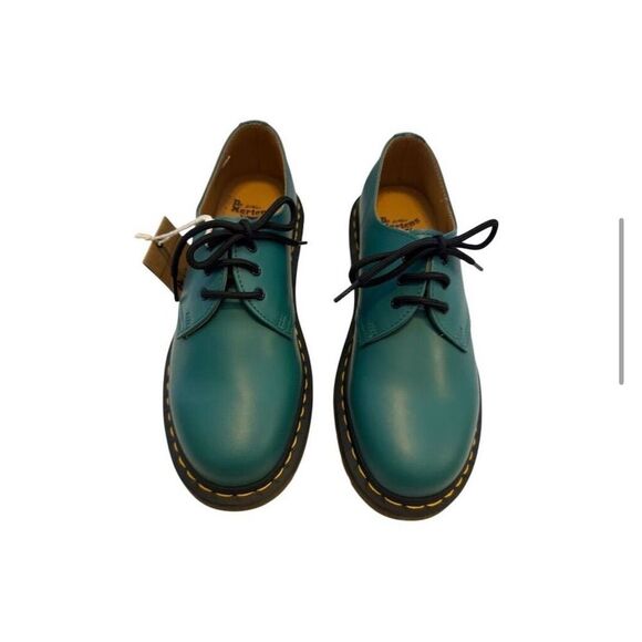 Dr. Martens 1461 Teal Leather Oxford Shoes Unisex Size 10 men’s - Picture 6 of 7